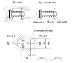 ACCESSORIO PER VALVOLE IDRAULICA GP-VNRIO-L/S6/Ø6 MM Ø4 MM  REF. VOSS 0669032000